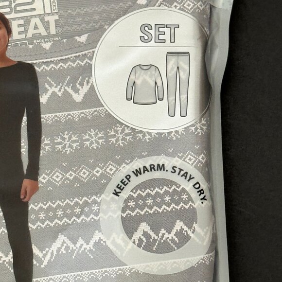 32 Degrees Kids' Gray Heat Set - L (12/14) NWT - Picture 6 of 13